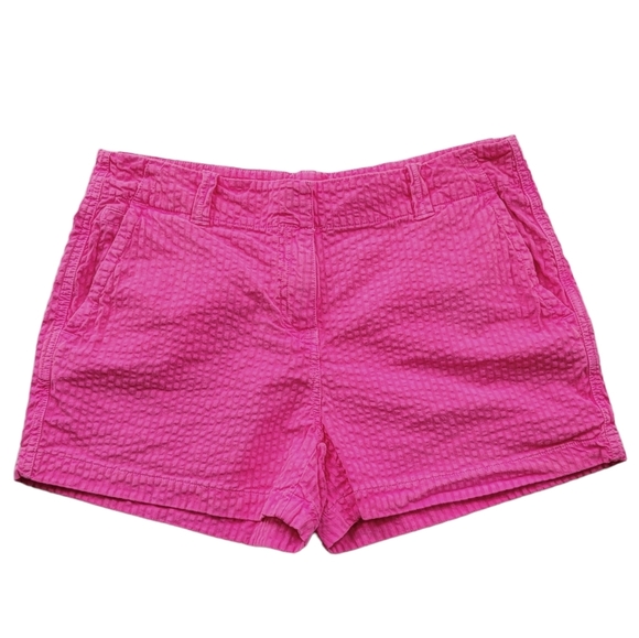 Vineyard Vines Pants - VINEYARD VINES Malibu Pink Seersucker Cotton Stretch Shorts 10